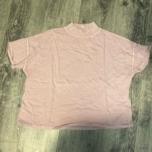 Free people mock neck shirt